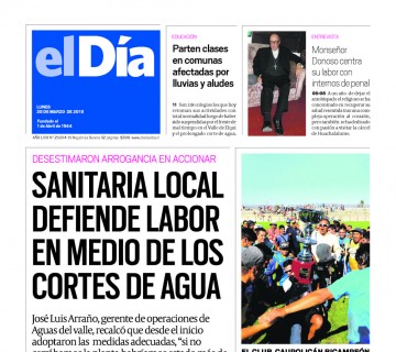 Diario El Día impreso 30-03-2015