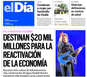 Diario El Día impreso 05-09-2014