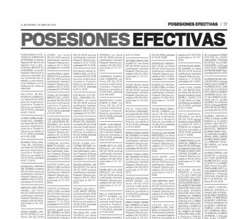 Posesiones efectivas 01-04-2016