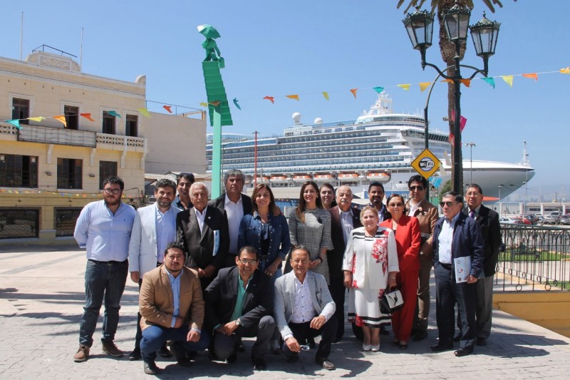 Diversas actividades realizaron en Coquimbo, el directorio de la Asociación de Municipios Turísticos de Chile