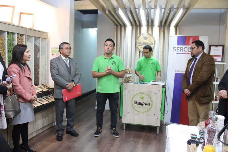 El lanzamiento de esta nueva versión de los fondos se efectuó en la tienda Multifrut, en La Serena, negocio de frutos secos cuyo propietario fue beneficiario en 2018 del fondo Capital Semilla.