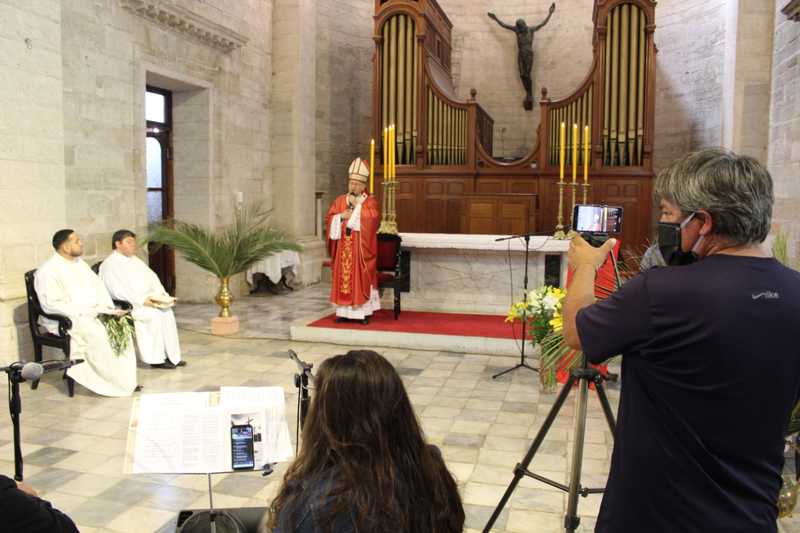 El Domingo de Ramos se celebró a través de internet con trasmisiones en vivo