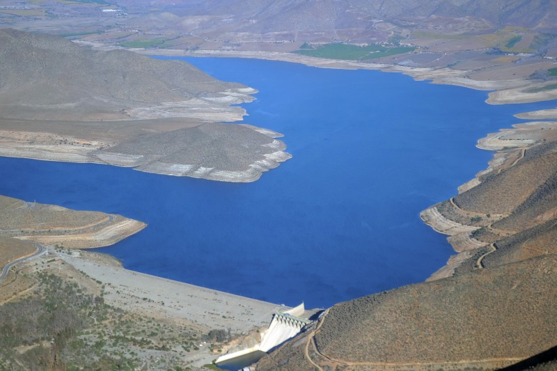 Este reservorio llega a la fecha a un 53%, pero con ese registro supera incluso a lo que mantiene Puclaro lleno, con 205 millones de metros cúbicos.