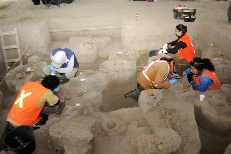 En las labores de rescate trabajaron 80 investigadores entre  arqueólogos, antropólogos físicos y conservadores.