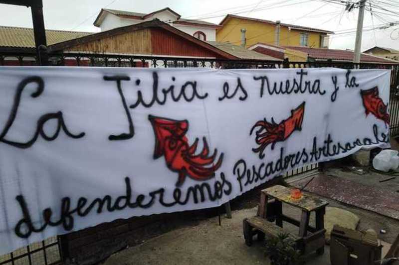 El pasado 8 de junio los pescadores artesanales protestaron porque el TC acogió la reclamación de la Pesquera Landes, que busca eliminar la Ley de la Jibia.