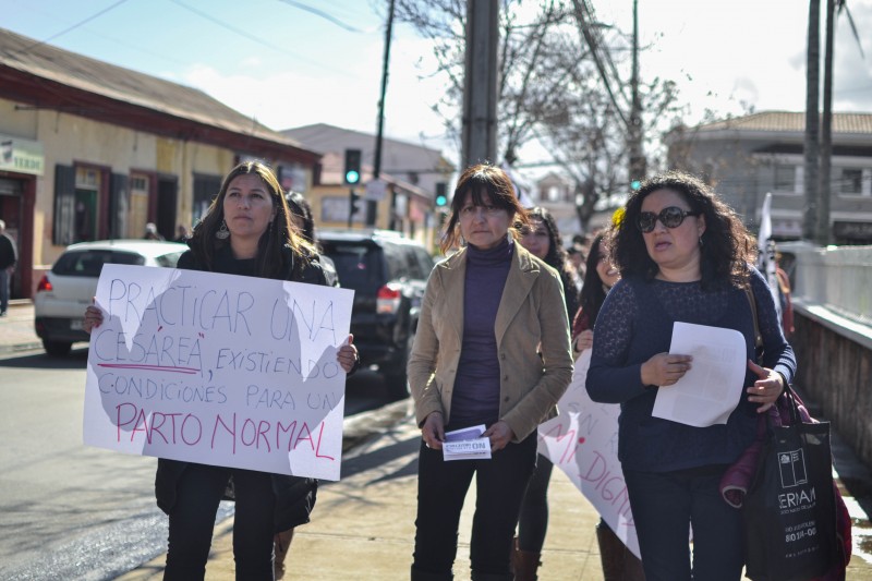 Red de Mujeres en Contra de la Violencia de la provincia de Elqui apoyan al María Francisca Alfaro, victima de violencia obstetricia  