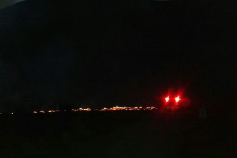incendio en paihuano de noche 2