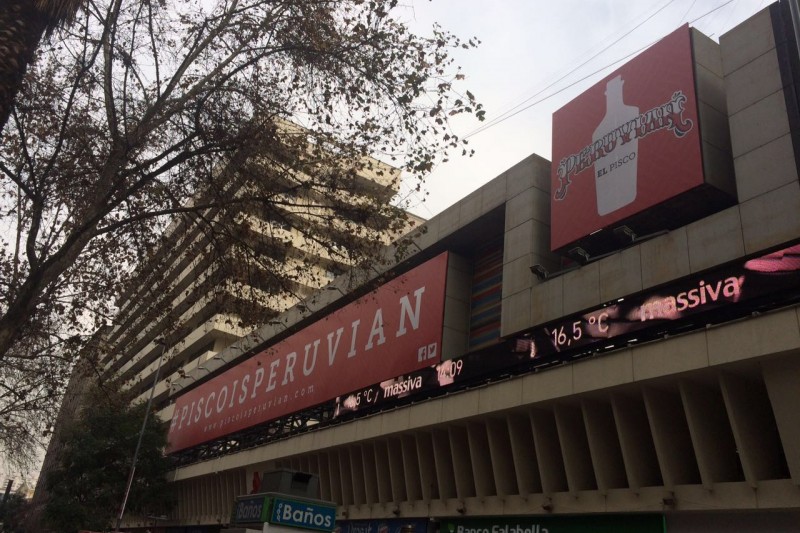 La fotografía muestra el letrero que fue colocado la semana pasada en el Paseo Ahumada