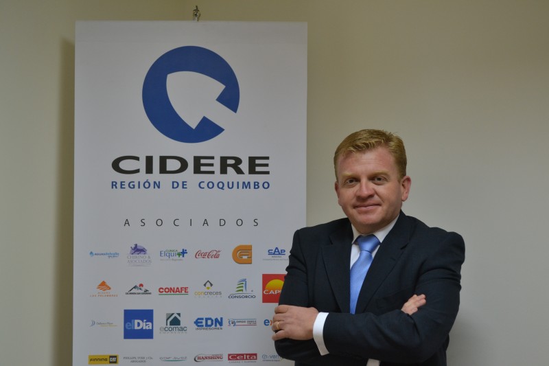 El gerente de Cidere, Cristián Martínez, señaló que el objetivo de esta alianza es que parte de esta inversión que llegará a la zona vaya precisamente a los empresarios locales. FOTO EL DÍA 