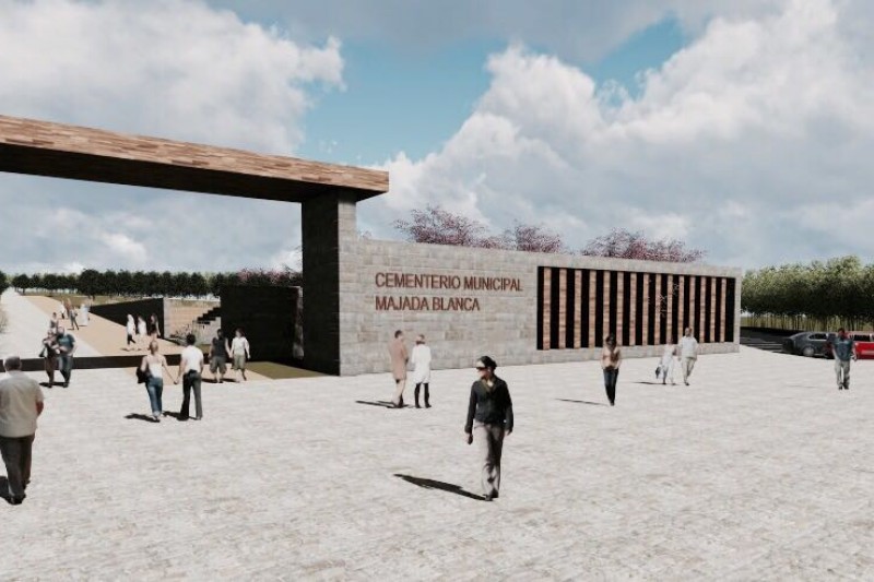 Las imágenes muestran las maquetas del nuevo cementerio que el municipio de Coquimbo pretende levantar en el sector de Majada Blanca.