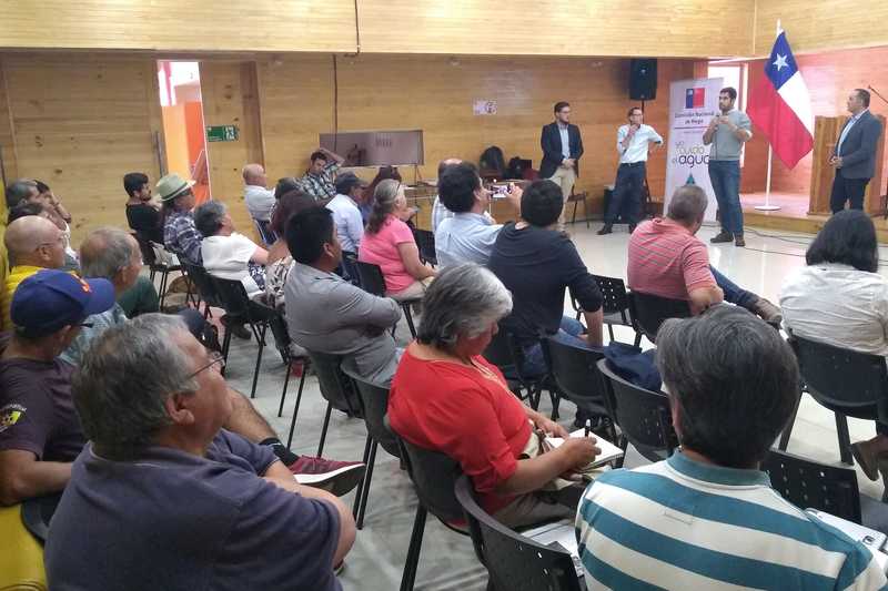 Comisión Nacional de Riego (CNR) organizó una charla técnico- legal dirigida a pequeños agricultores y comunidades agrícolas de Punitaqui.