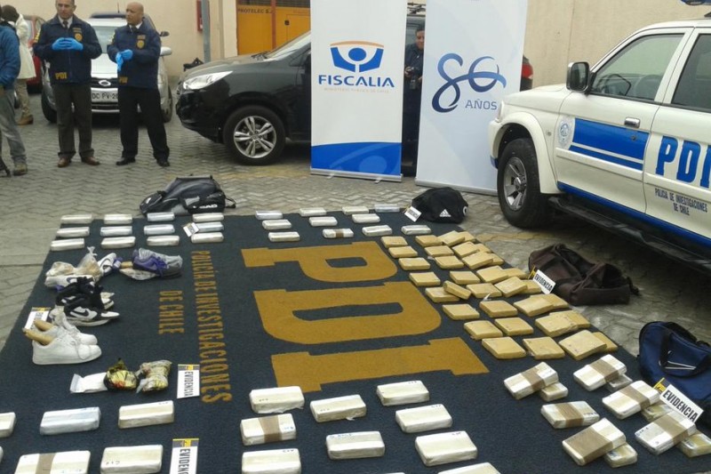 Decomisan droga avaluada en 1426 millones de pesos 