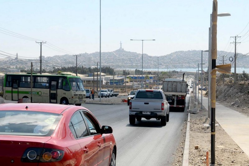 Coquimbo: Doble vía La Cantera se habilitará a fines de marzo