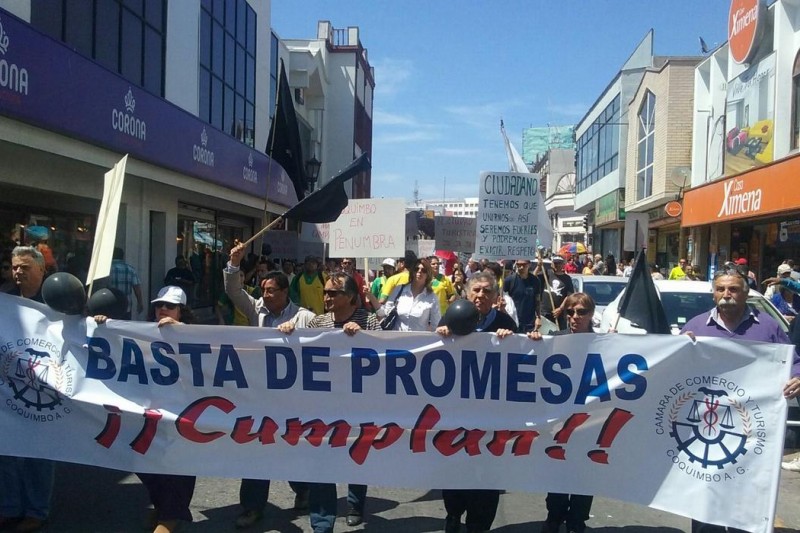 Comerciantes y empresarios turísticos piden  mejorar imagen de Coquimbo marchando por las calles
