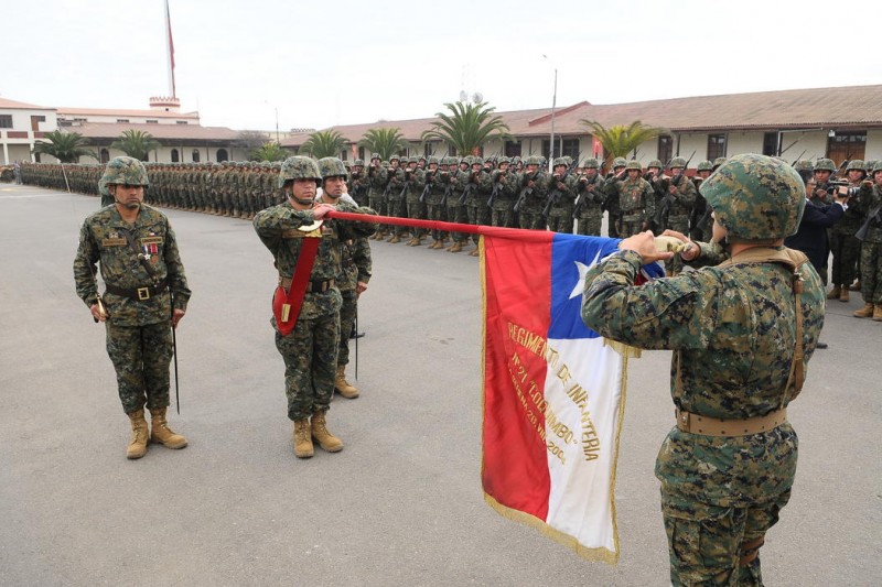 Cerca de 400 soldados efectúan Juramento a la Bandera en regimiento de La Serena