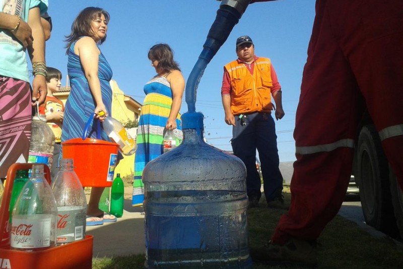 Los efectos colaterales tras los cortes   de agua potable ocurridos en La Serena