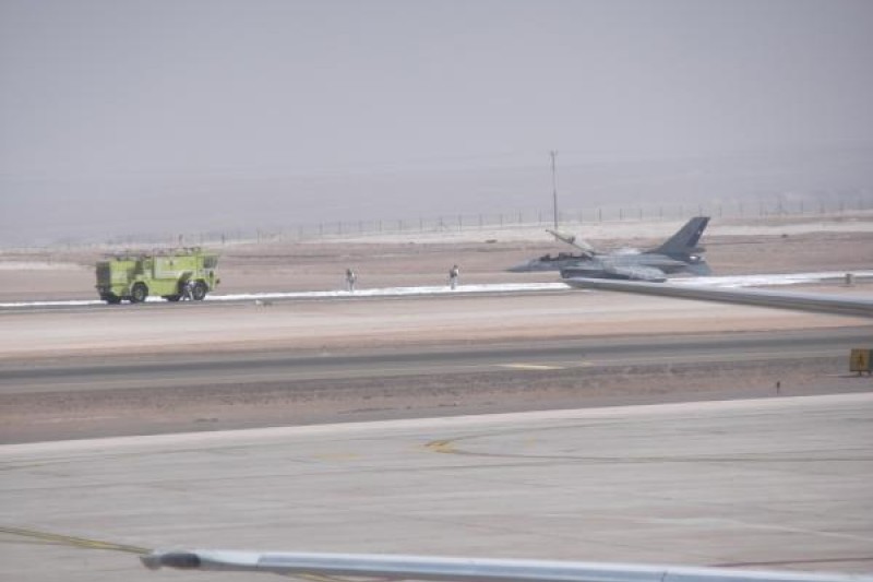F-16 de la FACh protagonizó accidente en Antofagasta