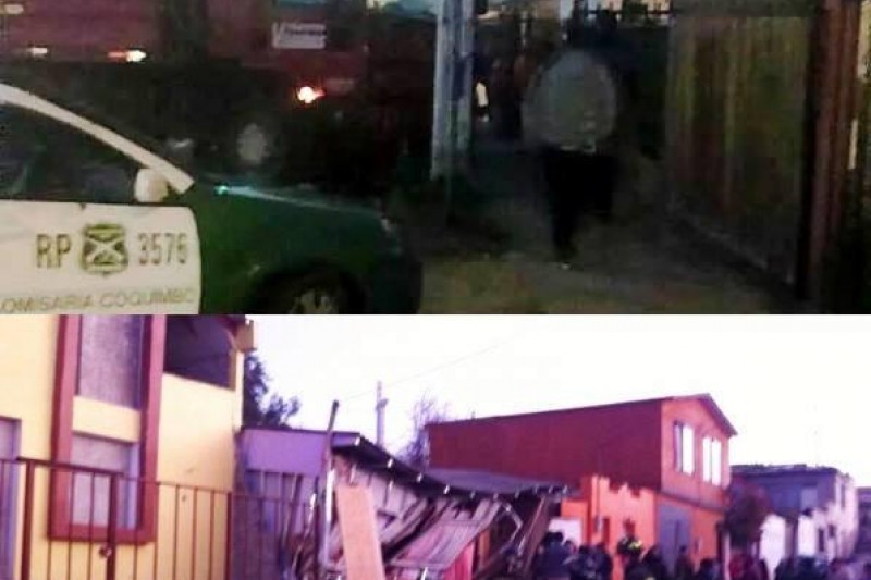 Coquimbo: Camión perdió sus frenos e impactó a vivienda y vehículos en El Llano