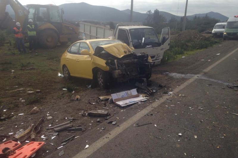 Cinco lesionados deja accidente en Ruta D 43
