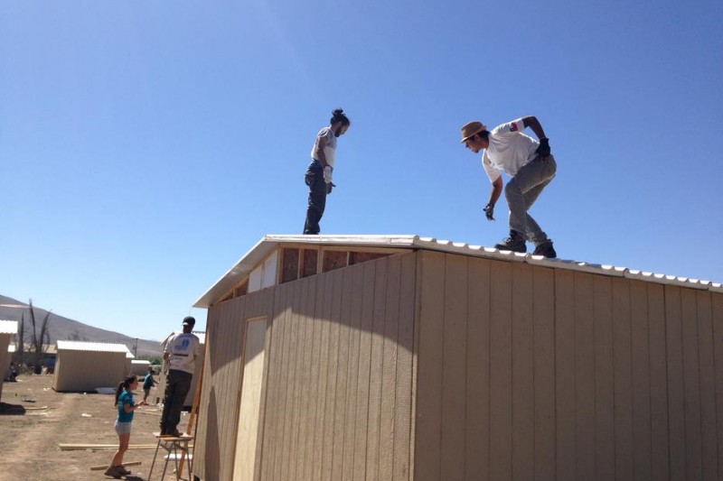 Voluntarios de Techo Coquimbo construyen viviendas en el norte tras emergencia