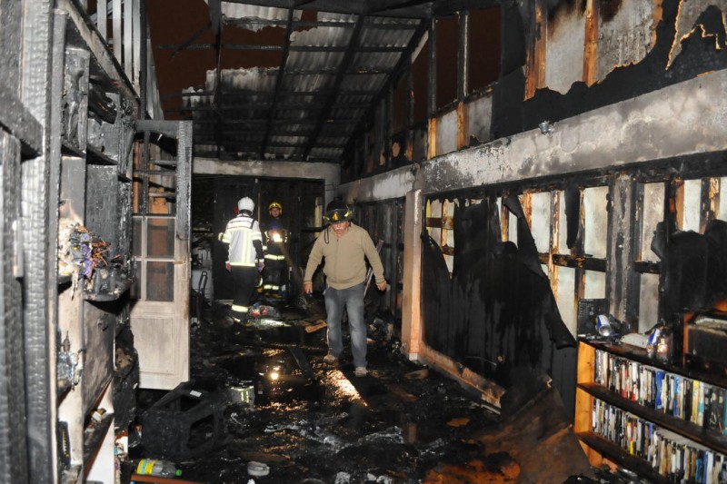 Incendio destruye una vivienda en sector San Juan de Coquimbo
