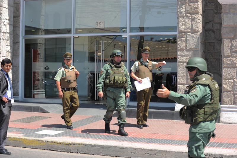 Amplio operativo por aviso de bomba en La Serena 