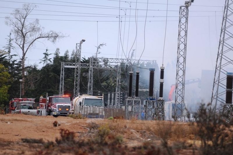 La Cantera, Coquimbo: Trabajan en establecer las causas del siniestro ocurrido en subestación eléctrica Pan de Azúcar