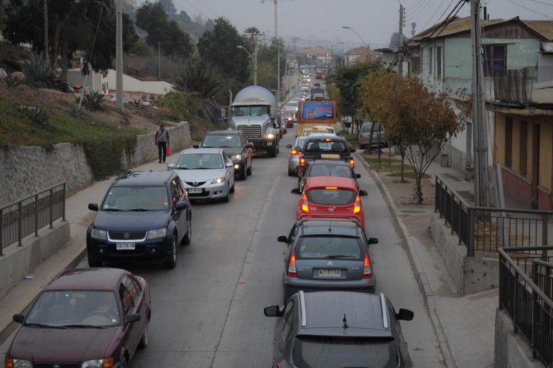 Atochamientos de tránsito hacen colapsar La Serena 