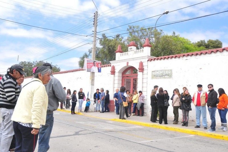 Cementerio municipal de Coquimbo cerró sus puertas en apoyo a las demandas gremiales