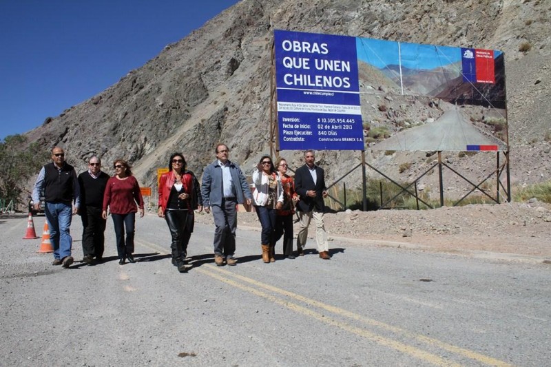 Pavimentación y mayor seguridad mejoran conectividad en Ruta Paso Agua Negra