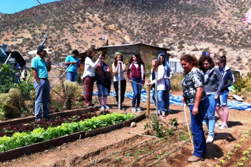 Agricultores y crianceros reciben visita de estudiantes italianos para conocer sus productos